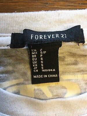 Boston - Gray Shirt - Ladies Cut - S - Forever 21