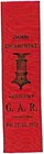 CIVIL WAR 1912 G. A. R. 30TH ENCAMPMENT RIBBON, LOUISVILLE, KY-#7-G