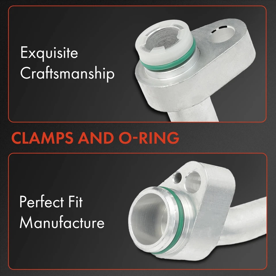 Manguera de línea de succión de refrigerador de aire acondicionado para Mercedes-Benz W251 R320 2007-2009 R350 3,0 L Foto 3 de 4