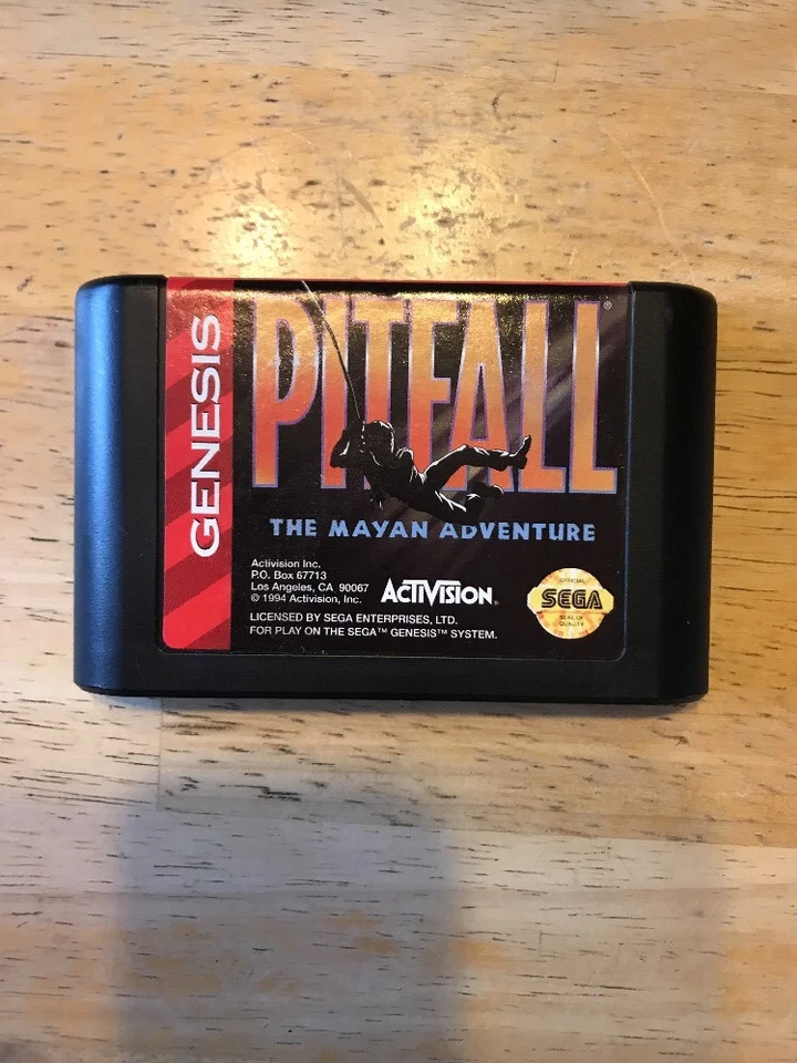 Pitfall: The Mayan Adventure (Sega Genesis, 1994) No Manual / Tested - Image 4 of 4