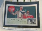Vintage 1939 Coca Cola Magazine Print Ad "Thirst Stops Here" — photo 3