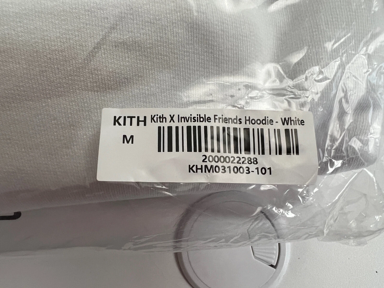 UNDERCOVER Felpa con cappuccio Kith for Invisible Friends bianca taglia small