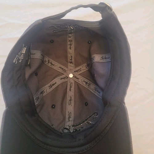 Titleist By New Era Golfing Hat Cap Adjustable Dark Gray W/Black Spellout Unisex - Picture 24 of 24