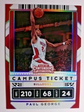 2020-21 CONTENDERS DRAFT CAMPUS TICKET VARIATION PAUL GEORGE
