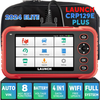 LAUNCH X431 CRP129E PLUS OBD2 Scanner All System Car Diagnostic Tool Code Reader