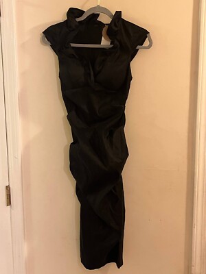 XSCAPE By Joanna Chen Escape Dress Women's Size Black Sleeveless Semi  Formal