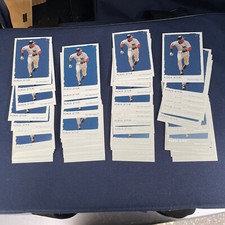 HUGE LOT (56ct) DEREK JETER 2002 TOPPS GALLERY (BLUE Background VARIATIONs) #58b
