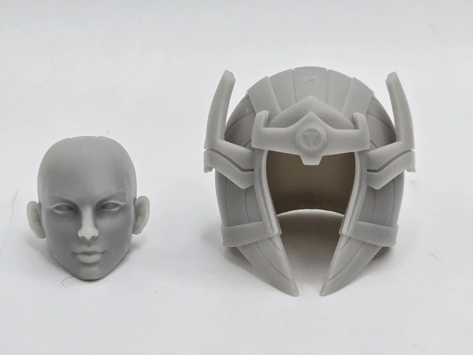 3d Printed BIG BARDA HEAD #1 1:12 6" Joe Classified/Marvel Legends - Image 2 of 3