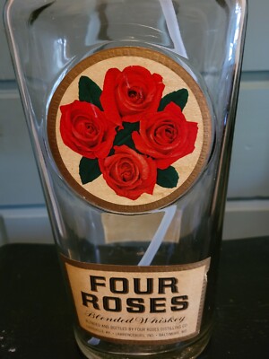 VTG 1960's Four Roses One Gallon Blended Whiskey 19