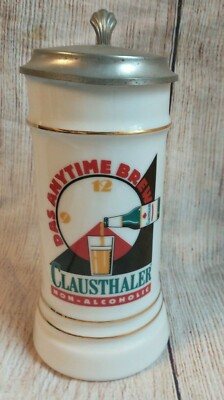 Clausthaler Beer Stein Germany Oktoberfest 1995