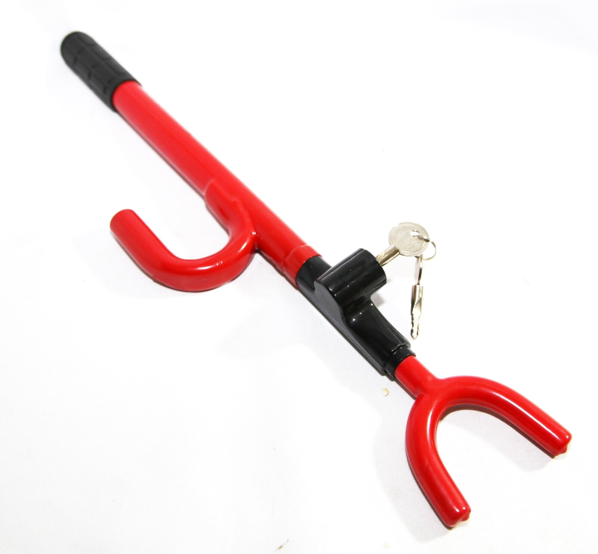 RED Universal Steering Wheel Lock Anti-Theft Security Device | eBay
