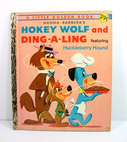 HOKEY WOLF DING-A-LING Hanna Barbera Huckleberry Hound LGB 1st A Edition 1961 - Bild 2 von 2
