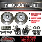 10" Boat Trailer Caravan Hydraulic Disc Brake Kit. Galvanised Dacromet. S.G Cast