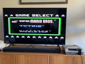 Nintendo Entertainment System (NES)- Super Mario Bros./Tetris/World Cup -Working