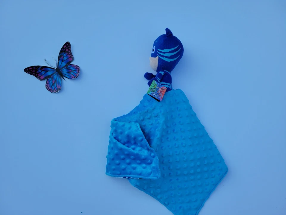 Manta de seguridad de felpa Lovey Catboy niños algodón Pj máscara Lovey Plush Foto 3 de 4