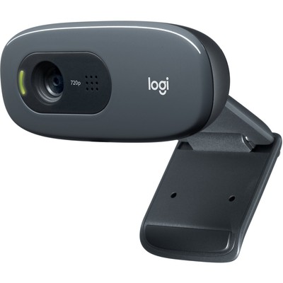 Webcam Logitech HD 720p USB Kamera C270 Mikrofon PC Laptop Video Schwarz