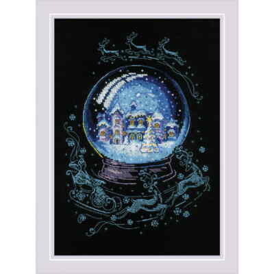 Riolis Kreuzstich Stickpackung ''Wintermärchen'', Zählmuster, 21x30cm