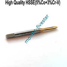 TIN HSSE spiral point taps M1 1.2 1.4 1.6 Fine Thread Machine tap M2 2.5 3 4 12