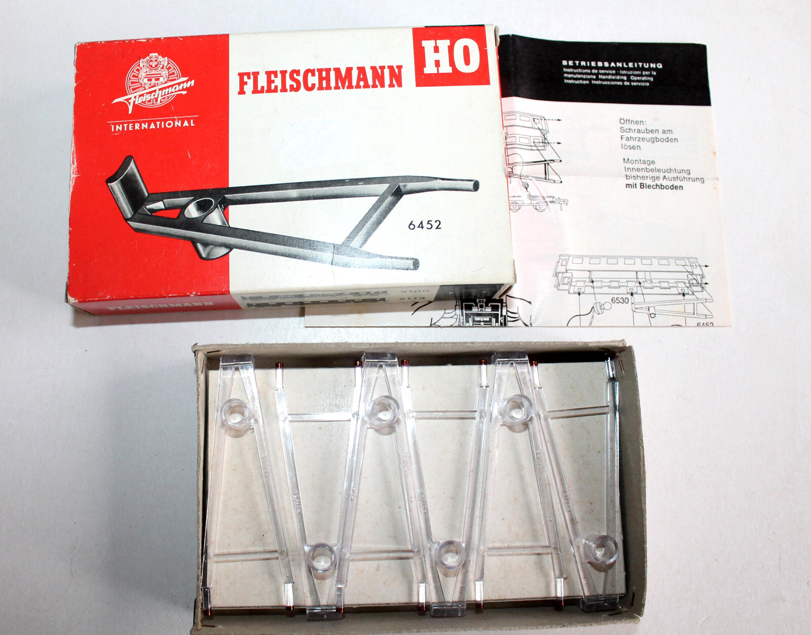 Feu arrière wagon HO Fleischmann 6452 kit éclairage de fin de convoi miniature