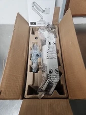 ARES WING Ultrawide Monitor Arm White for 17 to 49 Inch Heavy Duty Curved