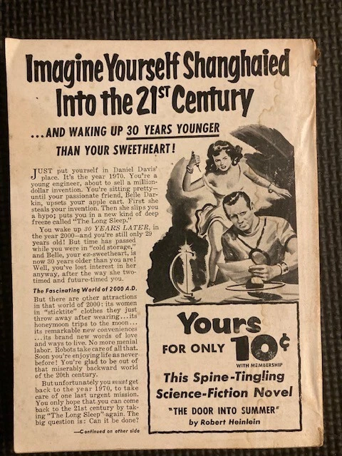 GALAXY SCIENCE FICTION May 1958 -  3 Wally Wood ilos and Leo & Diane Dillon. - Image 2 of 4