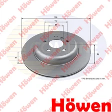 Fits BMW 5 Series 2016- X3 2017- X4 2018- Brake Disc Rear Left Howen