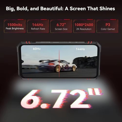 Cubot KingKong Star 2 5G Rugged Smartphone Ultra-Thin 24GB+256GB Android14 6.72" - 第 6/20 張圖片