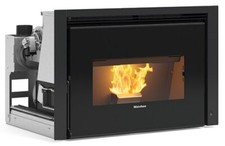 Inserto caminetto camino a pellet NORDICA EXTRAFLAME Comfort P85 Plus 12 kW