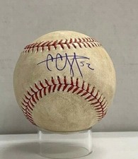 CC Sabathia Signed Official MLB Game Rubbed Baseball Beckett C83869