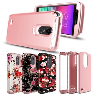 For-LG-Stylo-4-4-Plus-Stylo-3-Shockproof-Hybrid-Armor-Rose-Full-Cover-Phone-Case