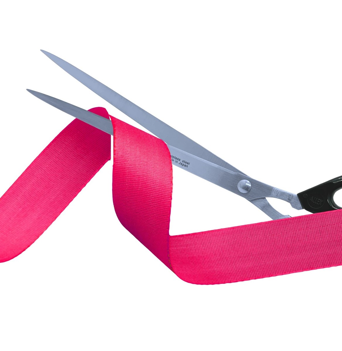 ALLEX Japanese Office Scissors - 7.8" All Metal Sharp Scissors Made In Japan (Red) - View #7