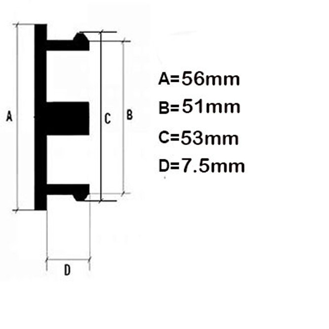 4pcs 56 mm Horse Logo Yellow Black Alloy Wheel Center Caps Hub Caps Rim