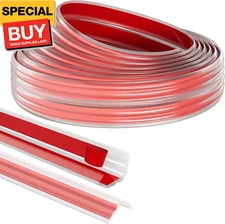 1.6IN x20FT Flexible Wall Corner Guard & Edge Protector Transparent 90° Inside &