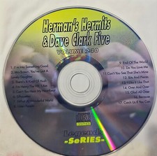 240 HERMAN'S HERMITS DAVE CLARK FIVE      LEGENDS  KARAOKE CDG DISC