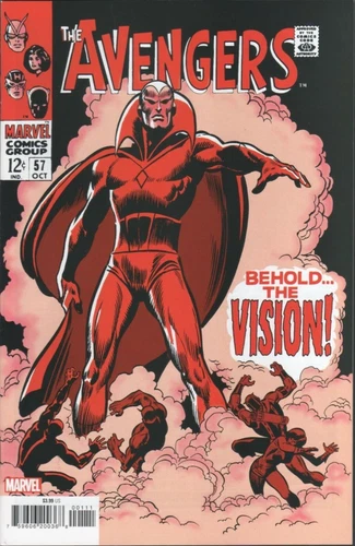 AVENGERS #57 FACSIMILE NM 🔑 1st App. Vision