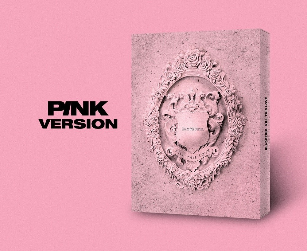 BLACKPINK 2nd Mini Album [KILL THIS LOVE] PINK Ver.  CD+Book+Card+Lyrics+Sticker