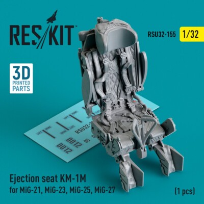 Ejection seat KM-1M for MiG-21, MiG-23, MiG-25, MiG-27  1/32 ResKit RSU32-0155