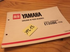Yamaha Generator ET350DC 7T4 ET350 Parts List Catalogue Spare Parts Ed: 81