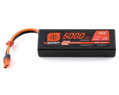 Spektrum RC 2S Smart G2 LiPo 100C Battery Pack 7.4V 5000mAh w/ IC3 Connector - Picture 2 of 3