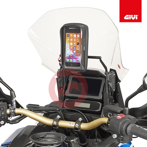 Porta Smartphone Moto Scoter GIVI Galaxy S10 S20 S21 Ultra Note Iphone XS 11 12 - Foto 5 di 8