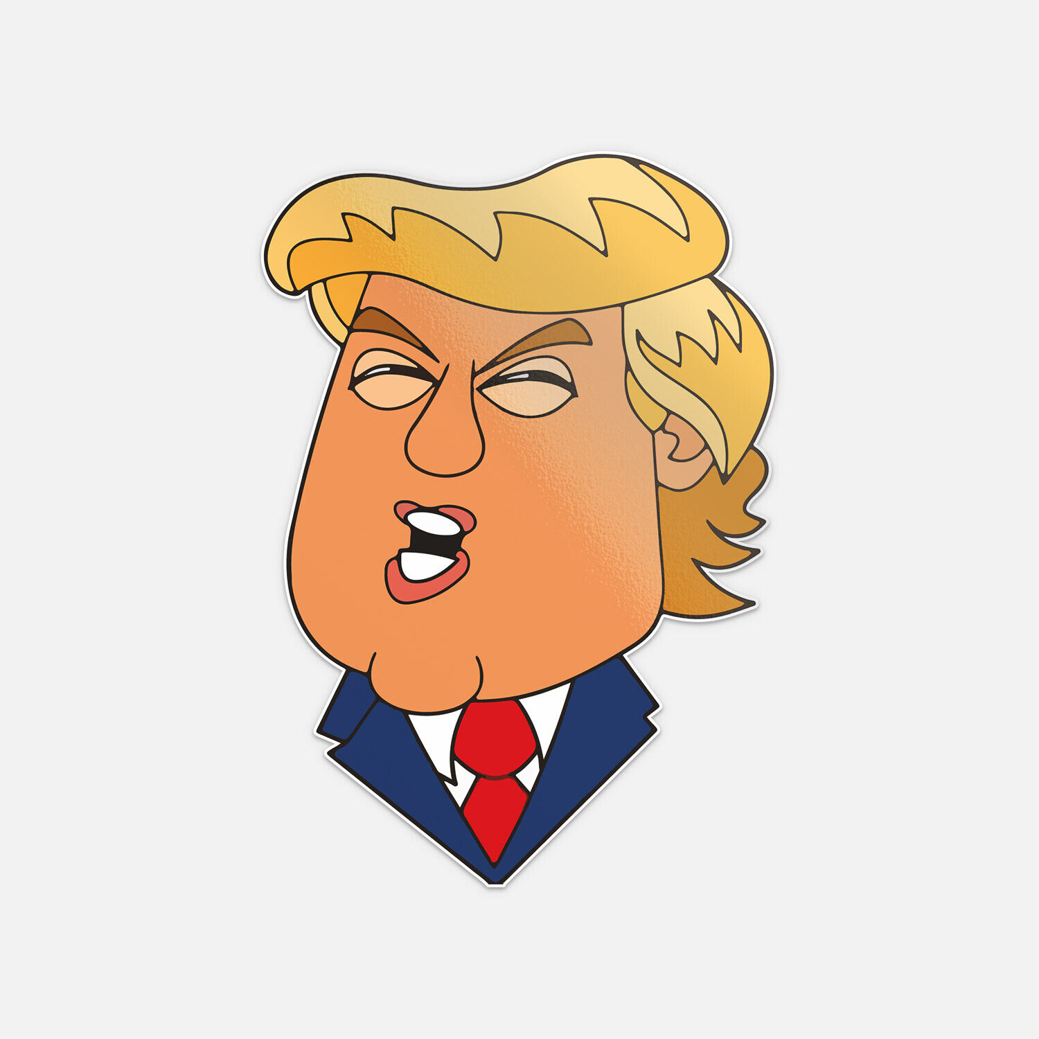 Donald Trump Face Cartoon Vinyl Sticker Decal | eBay Donald Trump Face Cartoon Vinyl Sticker Decal | eBay