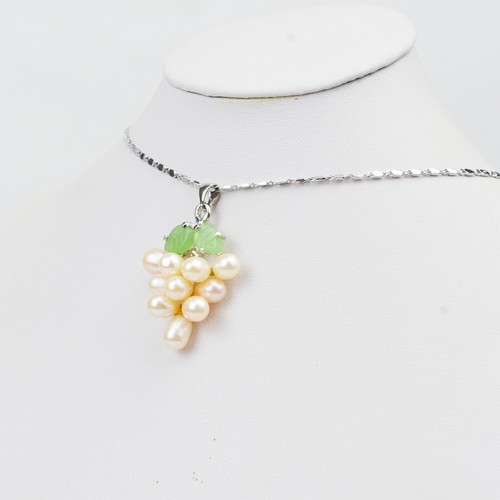 Handmade Pearls Long Chain Necklace Pendant Jewelry Accessory for Women Party - 第 5/18 張圖片