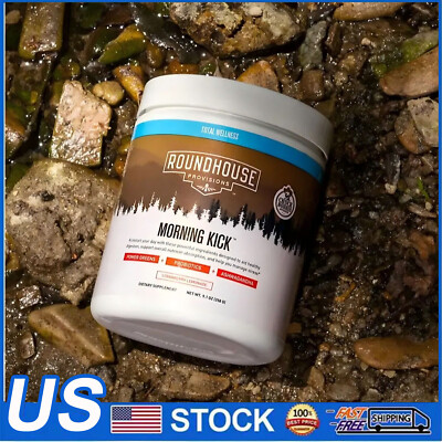 Roundhouse MORNING KICK Provisions Digestion Strawberry Lemonade New 9.1oz US