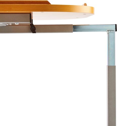Open Box - Breeze verstellbarer gebogener Bettstuhl Tisch mit abschließbaren Rollen - Bild 2 von 4