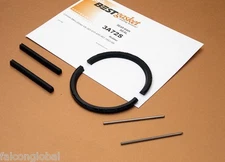 Ford/Lincoln/Mercury/Edsel 383 410 430 462 V8 MEL RUBBER Rear Main Seal Set BEST