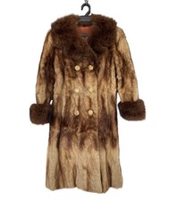 Vintage Dior Boutique Fourrure Fur Long Jacket Made in France