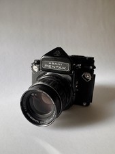 Pentax 6x7 TTL mirror up SLR Film Camera w/ SMC Takumar 105mm f/2.4 Lens