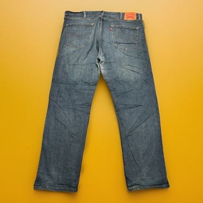 Levi s 505 Regular Fit Jeans Herren Blau W42 L30 #R8-16