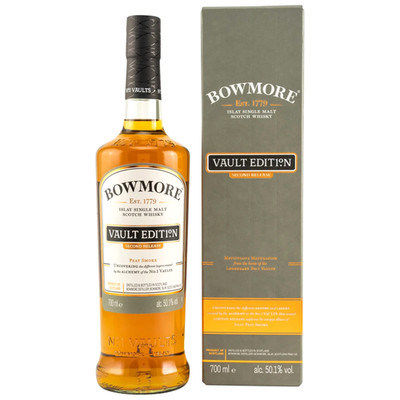 BOWMORE Vault Edit1°n Second Edition Peat Smoke 0,7l 50,1% vol  #SAMMLER#
