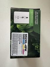 952XL Pack 4-Pack,BK,CMY Replacement for HP 952XL Ink Cartridges Combo